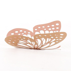 12 Piezas de Mariposas 3D Huecas para Decoración de Pasteles, Adornos para Cupcakes, Decoración de Paredes para Habitaciones Infantiles, Adornos de Mariposas Artificiales para Fiestas de Boda - Product Image 5