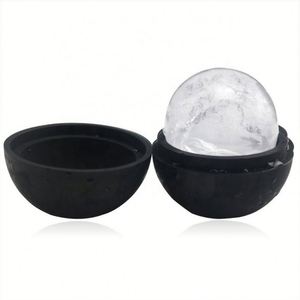 Moule à glaçons sphériques en silicone grand format avec logo personnalisé, facile à démouler, pour activités promotionnelles - Product Image 3