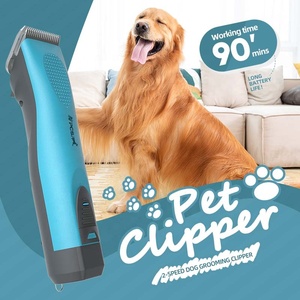 Tondeuse à cheveux professionnelle pour animaux de compagnie à 2 vitesses réglable Rasoir électrique professionnel pour animaux de compagnie, tondeuse pour chien, tondeuse à cheveux portable pour chat - Product Image 6