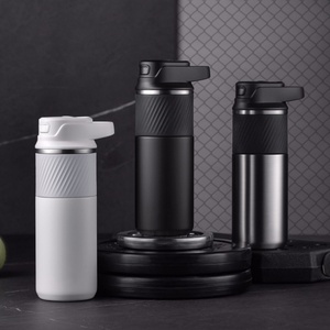 17oz Modern <b>Double</b>-<b>Walled</b> Stainless Steel Sports Water Bottle Vacuum Insulated 500ml Capacity Cylindrical Shape 12-24 Hours - Product Image 1
