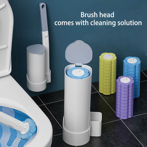 סיטונאי חד פעמי מברשת בית החלפת ראש לא זווית מתה חליפה ארוכה ידית ניקוי מברשת - Product Image 2