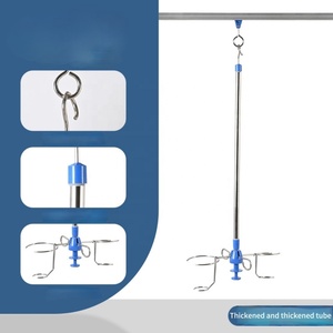 Riel de Techo Retráctil y Móvil de Acero Inoxidable para Infusión, Riel Deslizante para Hospital, Soporte de Infusión con Riel de Palanca - Product Image 2