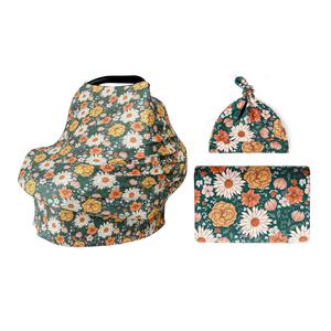 Couverture d'allaitement pour bébé et <span class=keywords><strong>Poncho</strong></span> d'allaitement pour bébé, couverture extensible, douce, respirante, multi-usage, pour poussette, siège <span class=keywords><strong>auto</strong></span> - Product Image 5