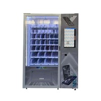 Distributeur automatique de batteries externes 24h/24 avec ascenseur, points d'accès Wi-Fi partagés et routeur intégré