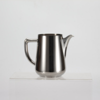 Ensemble de café et théière en métal de luxe pour la maison, hôtel ou restaurant pour le stockage du sucre et du lait Accessoires décoratifs élégants