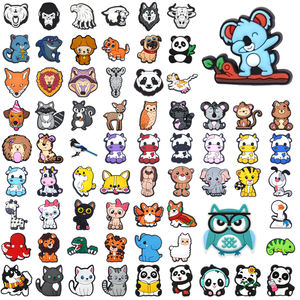 Dijes de Goma Personalizados al por Mayor para Zapatos, Diseño de Dibujos Animados, Lindos Animales, Decoración para Zapatos de Niños - Product Image 1