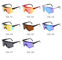 Lunettes de soleil pour hommes, Styles bon marché, UV400, LOGO personnalisé, coupe-vent, cyclisme, Sport, vélo, surdimensionné, grande Promotion