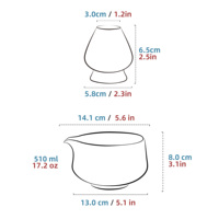 TEANAGOO en stock, bol à thé Chawan, coffret cadeau Matcha, fouet vert, support RTS, 2 pièces, ensemble de support en céramique fait à la main pour Chasen
