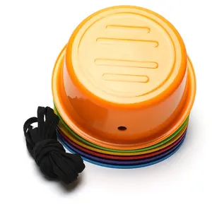 浙江平衡玩具6 pcs平衡训练踏步桶彩虹色平衡木儿童幼儿感官游戏玩具