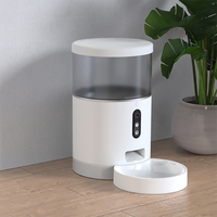 Distributeur automatique de nourriture pour animaux de compagnie intelligent avec contrôle par application, fonction de chronométrage et d'annulation d'écho, produit intelligent WiFi