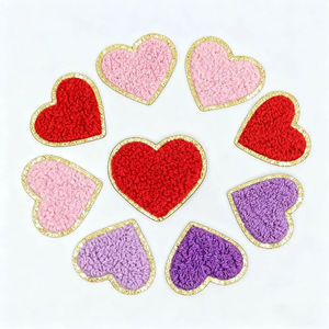 Parches de Estrellas Autoadhesivos al por Mayor de Fábrica, Parches Bordados de Corazón para Ropa DIY, Aptos para Estudiantes y Niños - Product Image 2