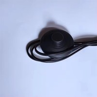 1,8m Stehlampen-Kabel mit Fußschalter und Stecker E27 E14 Fassungsoptionen US EU Steckerstandards Geeignet für Häuser und Hotels