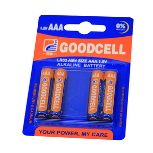 Goodcell LR03 AAA Alkaline pin CE chứng nhận 5-10 năm Thời hạn sử dụng cho khóa thông minh người tiêu dùng điện tử - Product Image 5