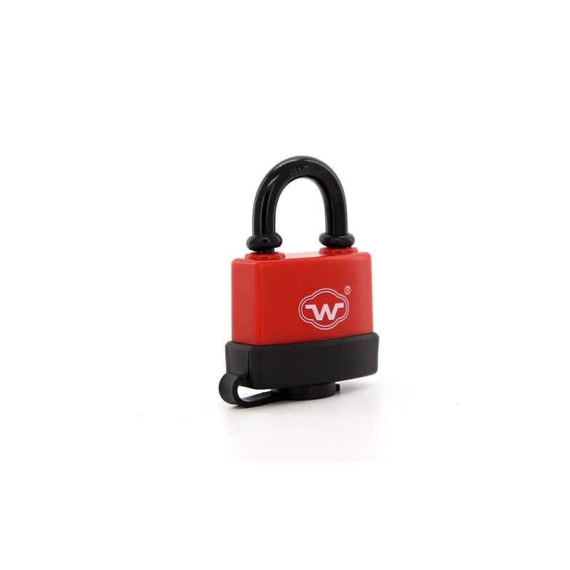 Top Security Short PVC Case Plastic Covered Weather Resistant Padlock ...
