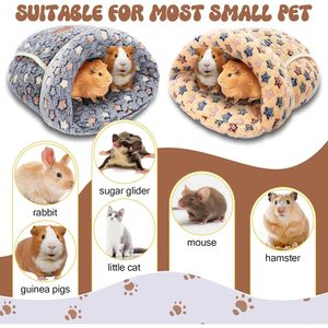 Rifugio Premium di porcellini d'India lavabile Bunny biancheria da letto portatile per trasportino per animali domestici nido caldo forniture per piccoli animali - Product Image 3