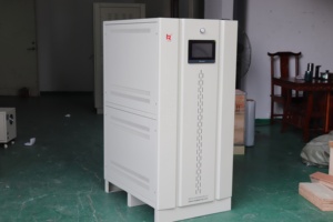 Regulador de Voltaje Estabilizador Automático Completo Inteligente Trifásico de 50 kVA 40 kW Tipo SCR IGBT Sin Contacto ASN-50KVA - Product Image 3