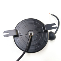 Enrouleur de câble rétractable 3m 2C/16AWG, enrouleur de câble automatique 3m avec verrouillage automatique