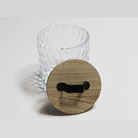 Couvre-boissons écologiques et durables pour bar familial, couvercles en bambou pour bocaux Mason avec trou pour paille