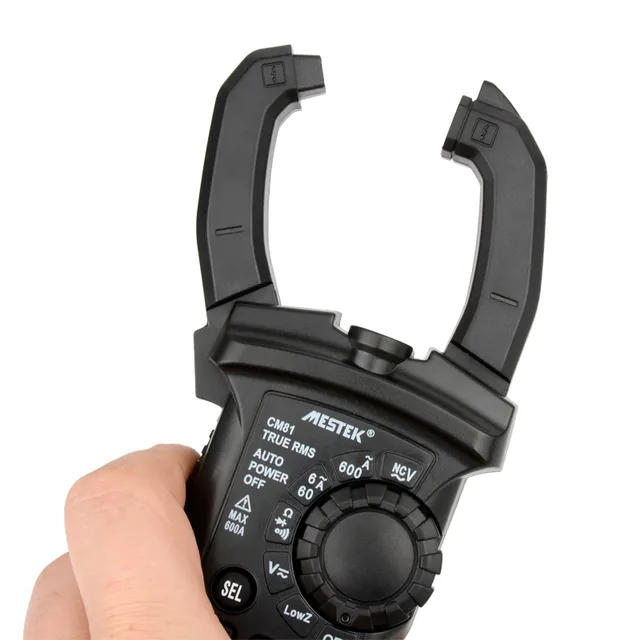Best Price Mestek CM81 6000 Counts Heavy Duty 200A AC MINI 1.2inch (30mm) Open Jaw Clamp Meter High Voltage Clamp Meter