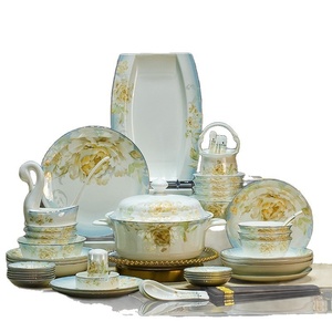 Service de vaisselle en céramique et porcelaine fine pour la maison, comprenant bols et assiettes, avec logo personnalisable, vente en gros, idéal pour cadeaux d'entreprise. - Product Image 5