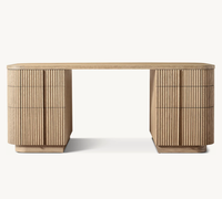 Meubles de salon modernes et luxueux de style américain Tables de bureau en chêne et bois massif