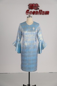Nouvelle collection été 2024 : Robes de cérémonie en brocart pour mère de la mariée, grandes tailles, pour occasions spéciales - Product Image 6