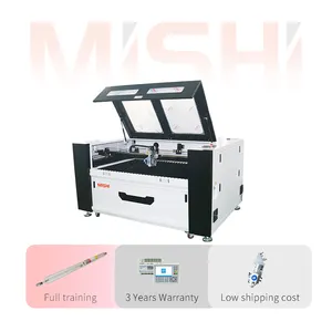 Mishi Laser 1390 Co2 Metalen Niet-Metalen Gemengde Lasersnijmachine Gravure Machine Voor Hout/Acryl