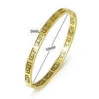 Bracelet manchette classique en acier inoxydable pour femme Beiyan, inspiré des créateurs de grandes marques, qualité supérieure, bracelet permanent
