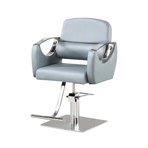 Sillón de Barbero Hidráulico Profesional Moderno, Tapizado en Cuero, para Salón de Belleza, Peluquería, Equipo de Peluquería - Product Image 1