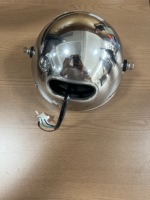 Phare LED rond de moto HAOJIN, double faisceau haut/bas, avec feux de position Angel Eyes pour Harley Bobber CG XP GN