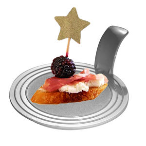 Vassoi Monouso Quadrati e Rotondi per Dessert, Basi per Torte in Carta e Plastica Alimentare con Parete Ondulata - Product Image 3