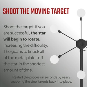 Sistema de Tiro Smooth Action Texas Star, Objetivos de Acero AR500 para Campo de Tiro - Product Image 3