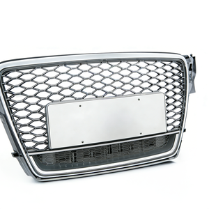 Parrilla Delantera de Malla Cromada Estilo RS4 de Alta Calidad, Rejilla de Plástico ABS para Audi A4 S4 B8 2008-2012, Marca PNB - Product Image 3