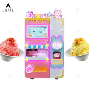 Smart smoothies making vending machine touch screen smoothies vending machine