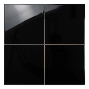 กระเบื้องสีดำเงา 20x20 ซม. สำหรับผนังและพื้น - Product Image 1