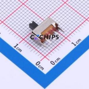 HX SS12D07VG3 Slide Switch Through hole Component (THT) Switch Single Pole Double Throw Rectangle Pin Header PC Pin 8.7mm - Product Image 2