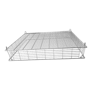 Fil d'acier inoxydable soudant le <span class=keywords><strong>panier</strong></span> de stockage <span class=keywords><strong>en</strong></span> métal <span class=keywords><strong>panier</strong></span> de traitement des aliments pour animaux de compagnie - Product Image 3