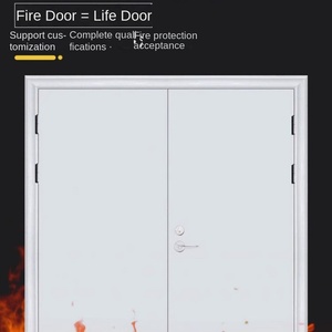 การออกแบบที่ทันสมัยของประตูโลหะกันไฟถูกนำมาใช้สำหรับพื้นผิวของผลิตภัณฑ์สำเร็จรูปของโรงแรมในซูเปอร์มาร์เก็ตและโรงเรียน - Product Image 2