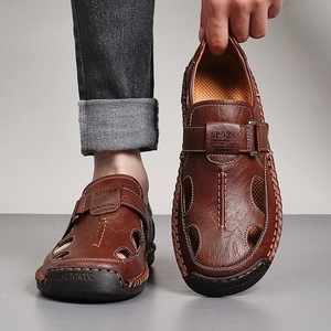 2026 New Light Walking Shoes <b>Men</b> Buckle Strap <b>Clogs</b> Breathable Casual Shoes Designed For Daily Relaxed Activities - Product Image 1