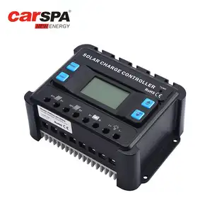 CARSPA-controlador de carga solar, 30 Amp, PWM, 12v, Digital, manual