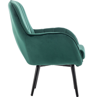 Conception ergonomique moderne Revêtement confortable en tissu de velours Mobilier de salon Fauteuil de salon Chaise de salle à manger