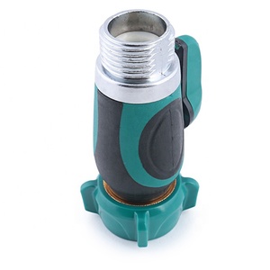 1 Way Metal Garden <strong>Hose</strong> Connector, Water Splitter Shut Off Valve with Easy Turn Control - Product Image 3