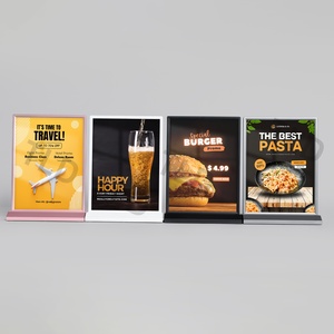 A4 A5 tùy chỉnh bảng đứng có thể sạc lại nhà hàng Bảng <span class=keywords><strong>menu</strong></span> quảng cáo dẫn hộp Đèn Bảng lật đôi <span class=keywords><strong>menu</strong></span> bên cho cửa hàng thanh - Product Image 1