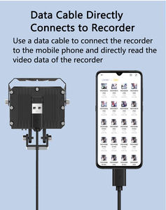 Jinchuang दोहरे कार्य एक डिवाइस ड्राइविंग रिकॉर्डर बिल्ट-इन एचडी कैमरा 1080p उच्च-रिज़ॉल्यूशन वीडियो - Product Image 6