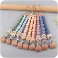 Hemu Circle Creative Anti-Chute Bébé Dent Apaisant Lait Bouche Chaîne Nouveau Modèle Fait de Fer Durable et Silicone