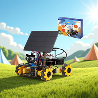 ACEBOTT Kit de Coche Robot Solar Inteligente ESP32 DIY Vehículo de Control Remoto STEM Programación Educativa Codificación Aprendizaje para Arduino