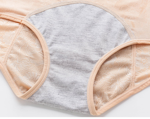 Culotte de sous-vêtement d'époque grande <span class=keywords><strong>taille</strong></span> L à <span class=keywords><strong>8XL</strong></span> en tissu de broderie en nylon pour protéger l'avant - Product Image 3