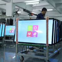 Pantalla Publicitaria Digital LCD Inteligente Android HD de 43 Pulgadas con Montaje en Pared y Táctil Capacitivo
