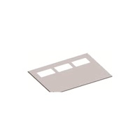 Plaque supérieure 2cpx045736r9999 pour appareillage de commutation Triline, 425 mm de long x 360 mm de large