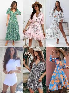 เสื้อผ้าขายส่งลดราคา เสื้อยืดลำลองสำหรับผู้หญิง แพ็คเกจแบบคละแบบ จัดส่งแบบสุ่ม สินค้าคงคลังเสื้อผ้า - Product Image 6